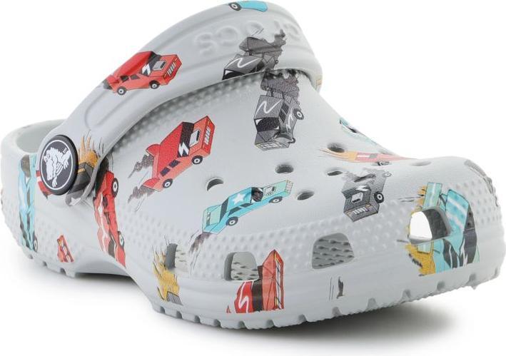 Actual product image Crocs T's ClassicRaceCarsGraphicClog (26)