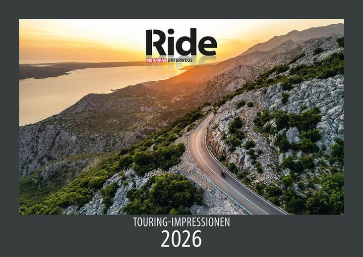 RIDE -Touring Impressionen 2026 (59.5 x 42 cm, Hardcover, German)