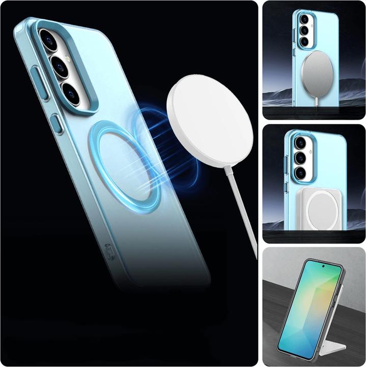 Immagine prodotto Cover-Discount Galaxy S25 FE - Acryl-Handyhülle mit Magnet und Farbakzent (Samsung Galaxy S25 FE)