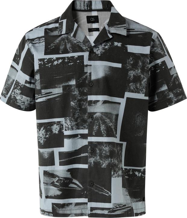 Immagine prodotto s.Oliver Hemd Resorthemd aus Baumwolle mit All-over-Print (M)