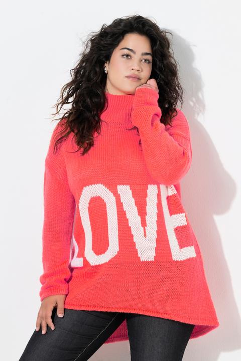 Image du produit Angel of Style Pull coupe évasée, inscription LOVE (58, 60)