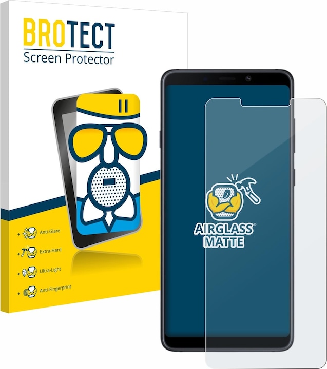 Actual product image BROTECT AirGlass Glass Matte (1 Piece, Samsung Galaxy A9 (2018))
