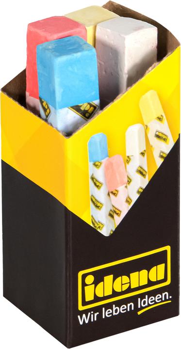 Produktbild Idena Tafelfolie schwarz 45x200cm,+4 Kreiden sort.