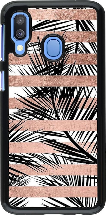 Produktbild PhoneLook Hülle Palm trees gold stripes (Samsung Galaxy A40)