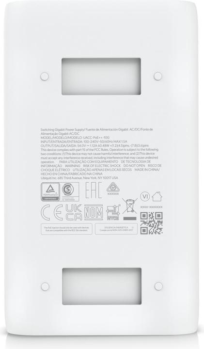 Actual product image Ubiquiti 10G PoE++ (802.3bt (PoE++), 60 W)