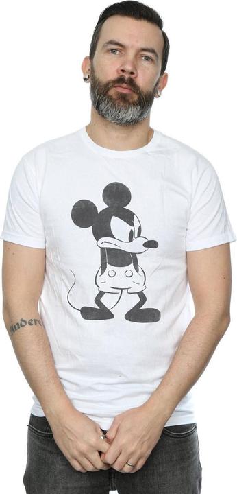 Actual product image Disney Mens Mickey Mouse Angry T-Shirt (S)