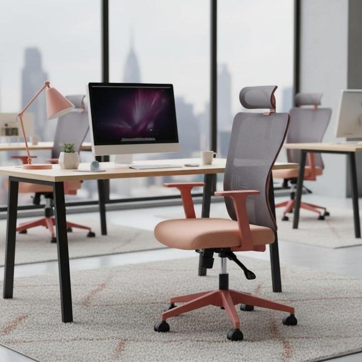 Image du produit Kalune Design Lumbar 126 Salmon Office Chair