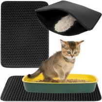 Actual product image Purlov Mat under the litter tray