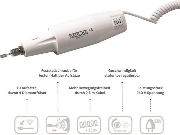 Productafbeelding Peter Bausch Professionele Power Manicure en Pedicure Machine