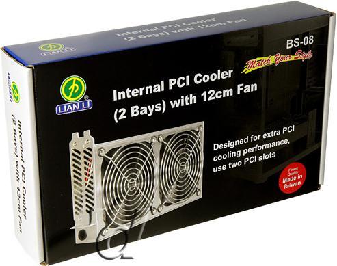 Produktbild Lian-Li BS-08A PCI Kühler - silver (120 mm)