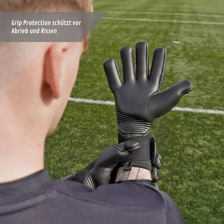 Produktbild Catch & Keep Fussballhandschuhe Invictus Black Gold Gr. 8 Torwart Goalie Handschuhe (8)