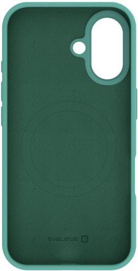 Produktbild Evelatus Back panel cover Apple iPhone 16 Premium Magsafe Soft Touch Silicone Case Teal (Apple iPhone 16)