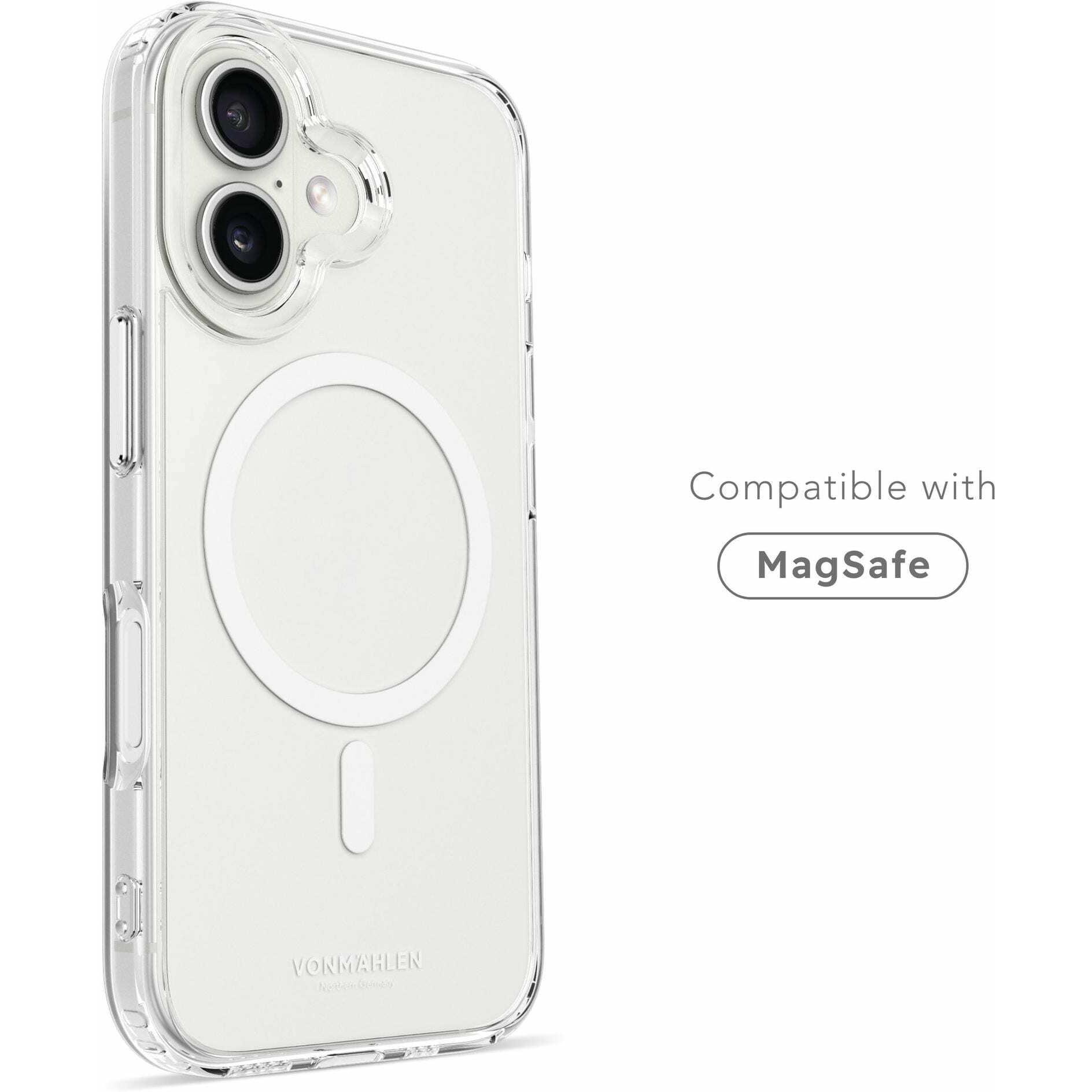 Thumbnail - Vonmählen Back Cover Transparent iPhone 16 Plus White (Apple iPhone 16 Plus), Smartphone Hülle, Transparent