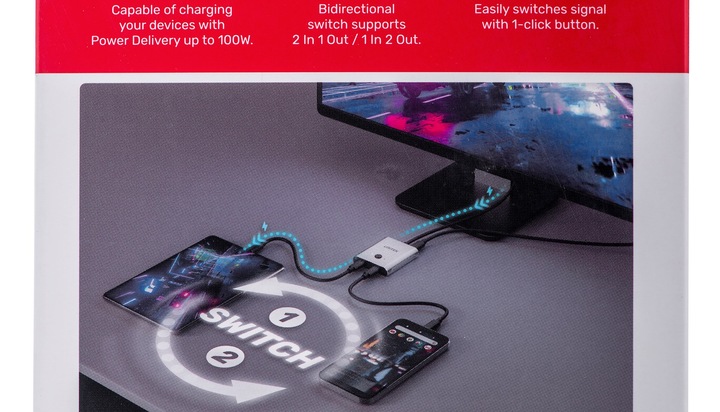 Produktbild Unitek D1078A (USB-C, 3 Ports)