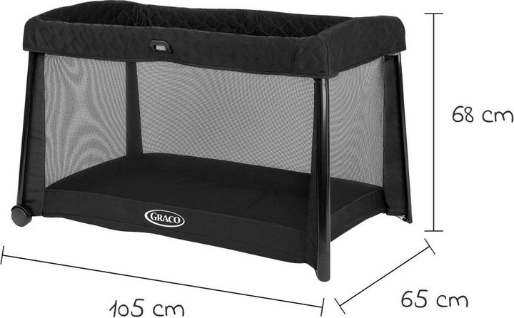 Actual product image Graco Foldlite Travel Cot