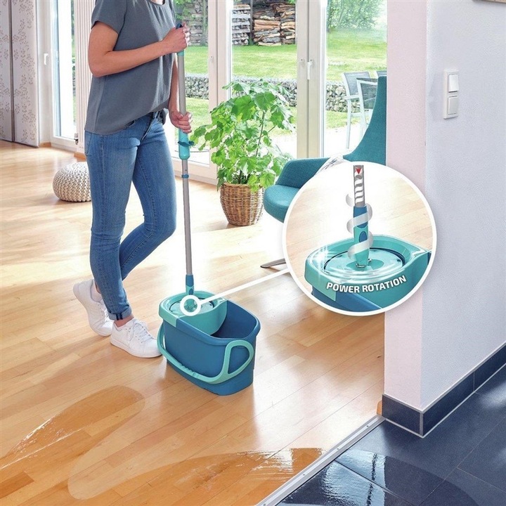 Produktbild Leifheit Set Rotation Disc Mop Ergo (1 Stk.)