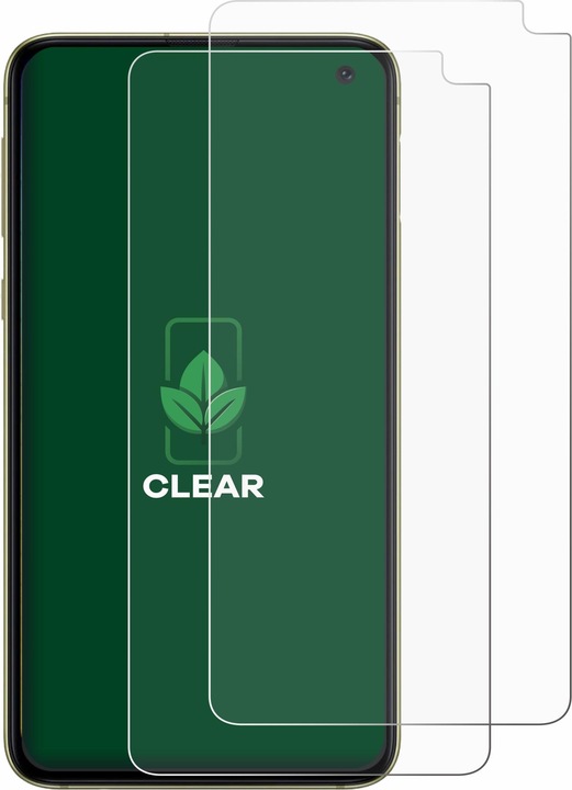 Actual product image ScreenLeaf Protective film sustainable screen protector screen protector film clear transparent (2 Piece, Samsung Galaxy S10e)