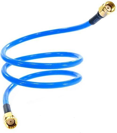 Produktbild MikroTik Flex-guide 0.5m RPSMA Blau Koaxialkabel up to 6 GHz 0.65dB 50 cm Blue (6.50 dB, Antennenkabel)