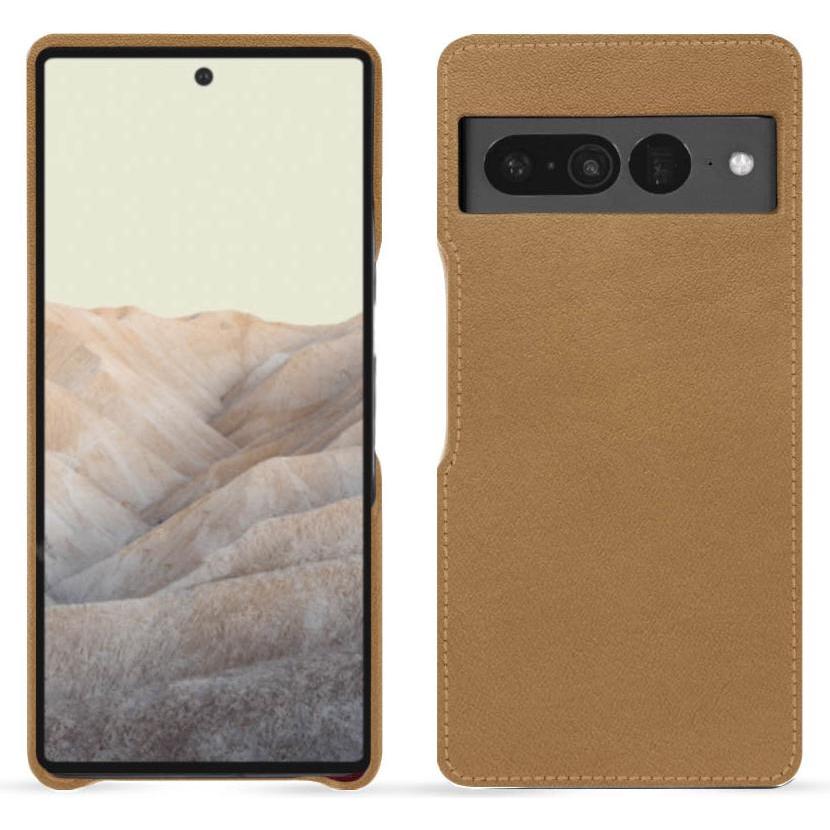 Noreve Lederschutzhülle (Google Pixel 7 Pro), Smartphone Hülle, Braun