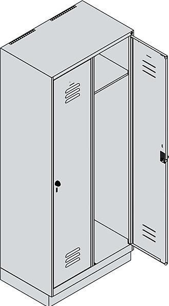 Actual product image C+P Classic PLUS locker (80 cm, 195 cm)