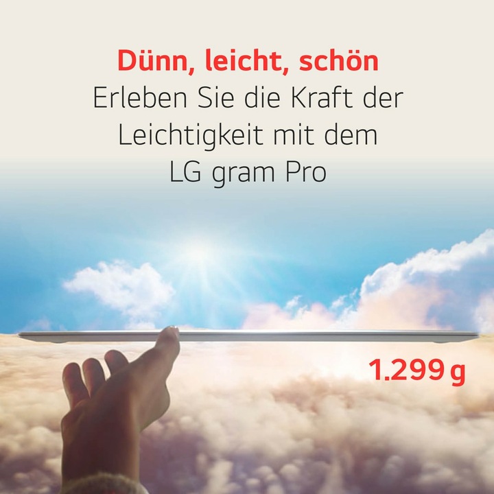 Produktbild LG gram Pro 17 (17", Intel Core Ultra 7 155H, 16 GB, 1000 GB, DE)