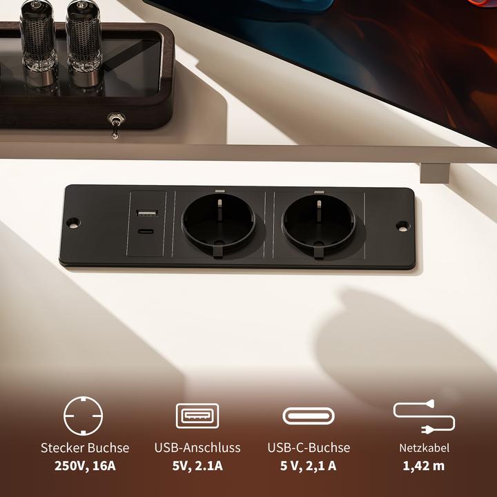 Actual product image Homcom Eckschreibtisch (140 x 137 x 139.50 cm)