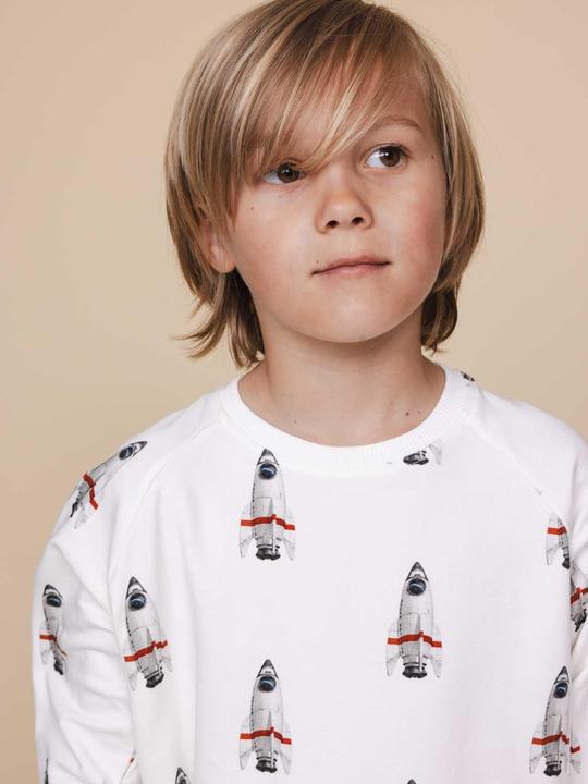 Produktbild Snurk Kinderpullover Rakete (92)