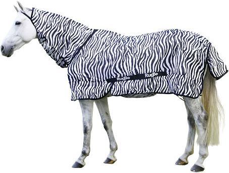 Productafbeelding Kerbl Zebravlieg en zoete jeuk deken met halsgedeelte (155 cm)