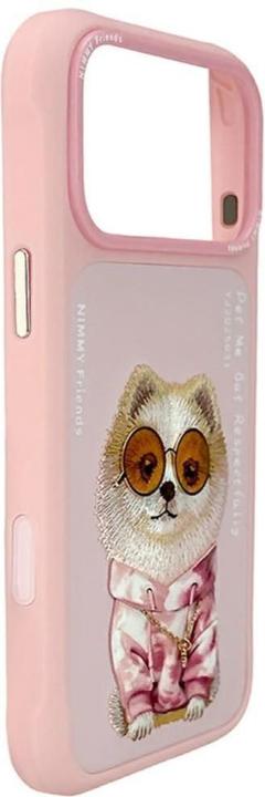 Actual product image Nimmy Etui Glasses Cool Dog do iPhone 17 Pro różowy (Apple iPhone 17 Pro)