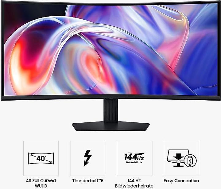 Actual product image Samsung S85TH (5120 x 2160 pixels, 40")