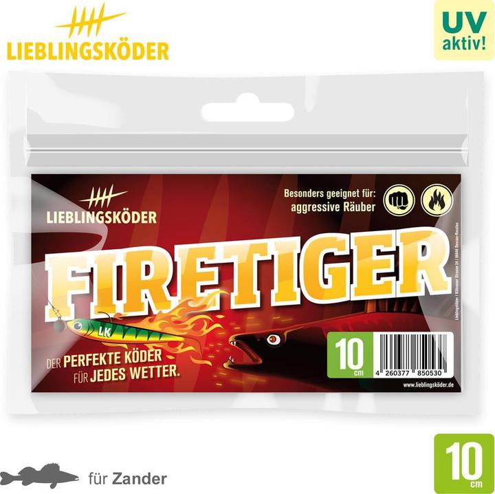 Produktbild Lieblingsköder Firetiger (10 cm)