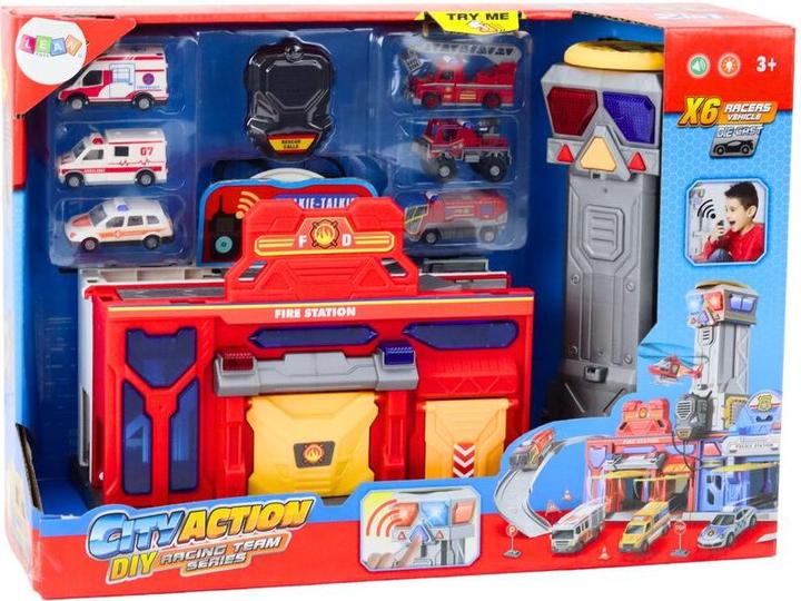 Immagine prodotto No Name Autopompa + veicoli 6 pezzi