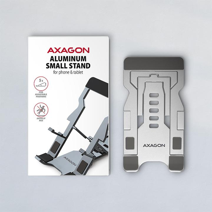 Produktbild Axagon STND-M ALU Ständer für 4- bis 10,5-Zoll-Smartphones/Tablets