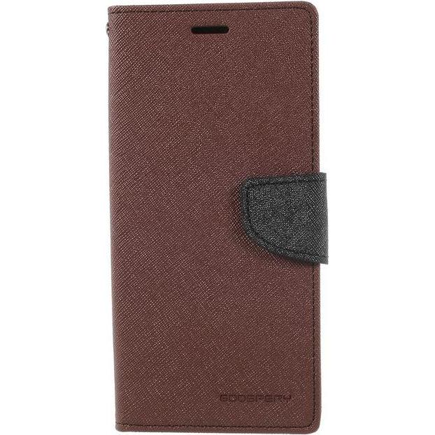 Goospery Fancy Diary Series (Samsung Galaxy Note 8), Smartphone Hülle, Braun, Schwarz
