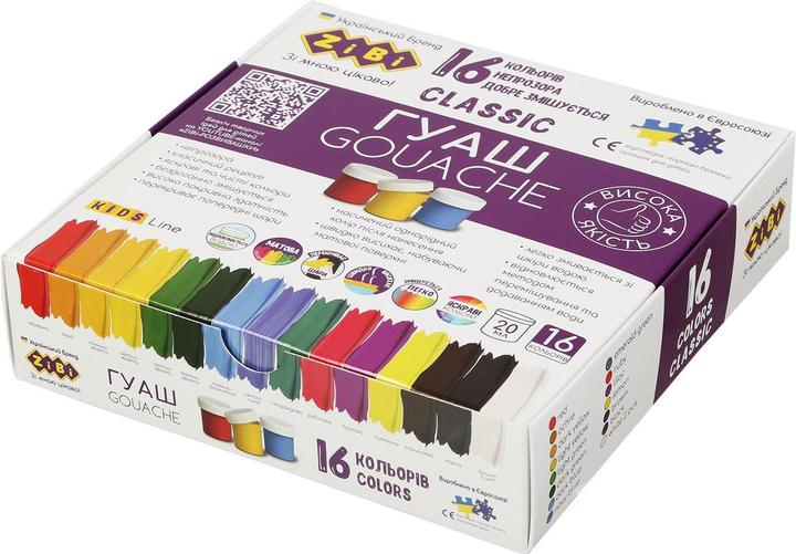 Immagine prodotto Zibi Vernice Classic Kids, 320 ml, 16 pezzi