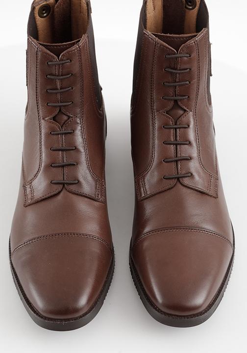 Actual product image Premier Equine Denver riding ankle boot with elast lacing (38)