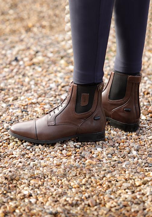 Actual product image Premier Equine Denver riding ankle boot with elast lacing (38)
