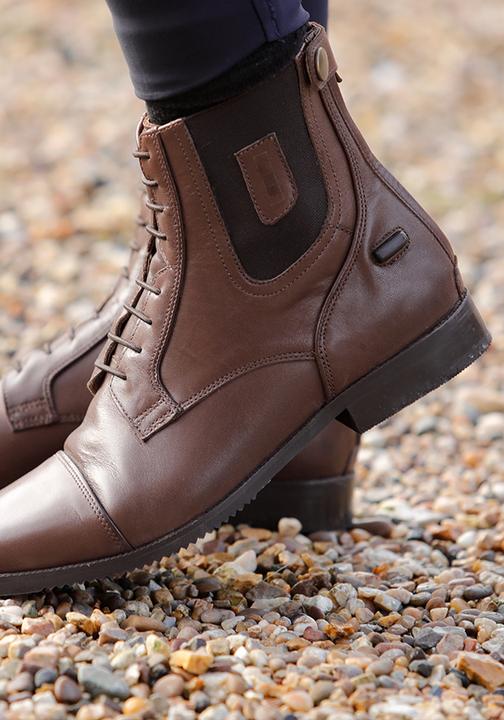 Actual product image Premier Equine Denver riding ankle boot with elast lacing (38)
