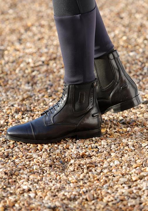 Actual product image Premier Equine Denver riding ankle boot with elast lacing (39)