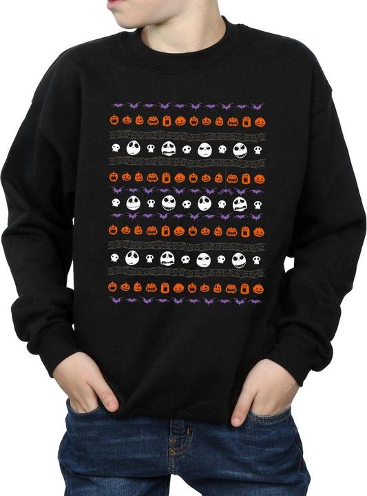 Produktbild Disney Nightmare Before Christmas Halloween Icons Sweatshirt Jungen (140, 146)
