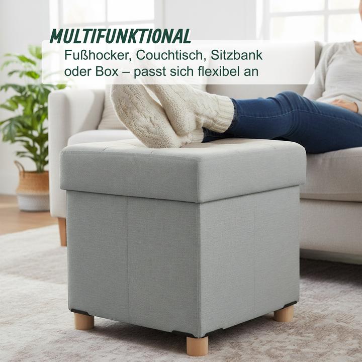 Actual product image Relaxdays Hocker mit Stauraum