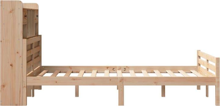 Produktbild vidaXL Bett mit Regal (135 x 190 cm)