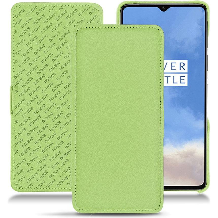 Noreve Lederschutzhülle horizontal (OnePlus 7T), Smartphone Hülle, Grün