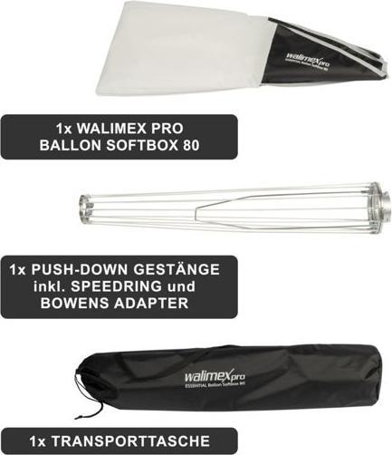 Image du produit Walimex pro Essential Ballon Softbox 80 (Boîte à lumière, 80 cm)