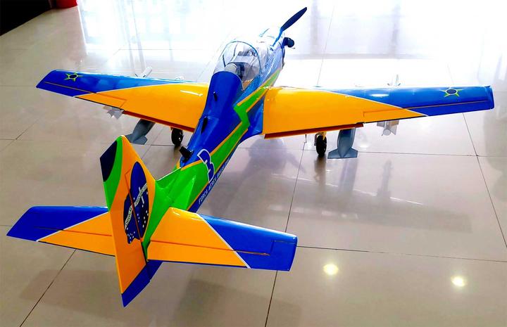 Actual product image Seagull Models SG-Models ) Tucano T-27 65" 15-20cc WITHOUT retractable landing gear (Warbird)