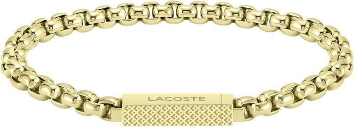 Produktbild Lacoste Stylish Gold-Plated Bracelet For Men Lessentiel 2040124 (Edelstahl)