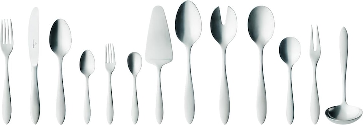 Produktbild Villeroy & Boch Tafelbesteck 68tlg. Arthur gebürstet (68 Stück, Besteck Set)