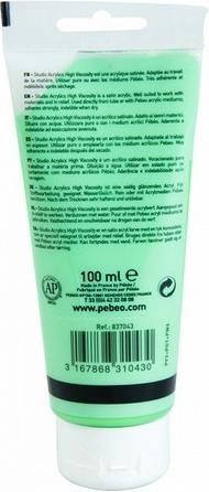 Actual product image Pebeo Studio Acrylics Fine Acrylic (Cadmium green imitation, 100 ml)