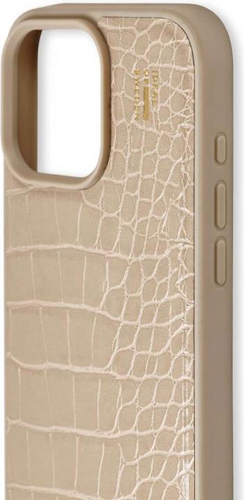 Image du produit iDeal Of Sweden Magsafe Designer Hard-Cover Vegan Leather Warm Beige Croco (Apple iPhone 16 Pro)