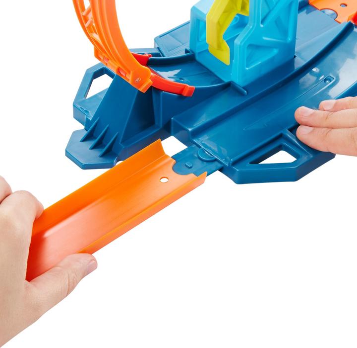 Image du produit Hot Wheels Coffret Lanceur et Looping Track Builder - Circuit Petite voiture - A partir de 6 ans